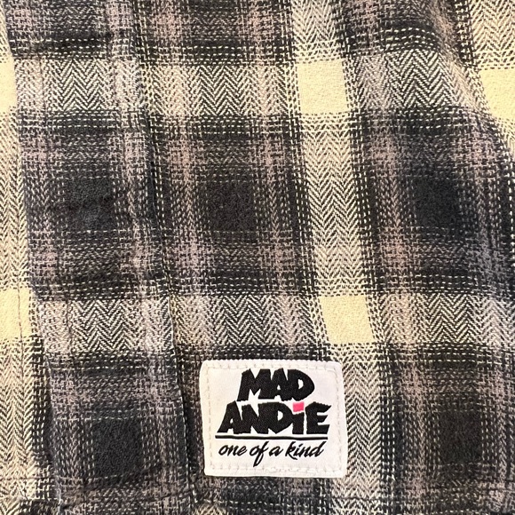 Led Zeppelin One-of-a-Kind SQ Wear Vintage Custom MadAndie Unisex Flannel - L - Picture 4 of 7